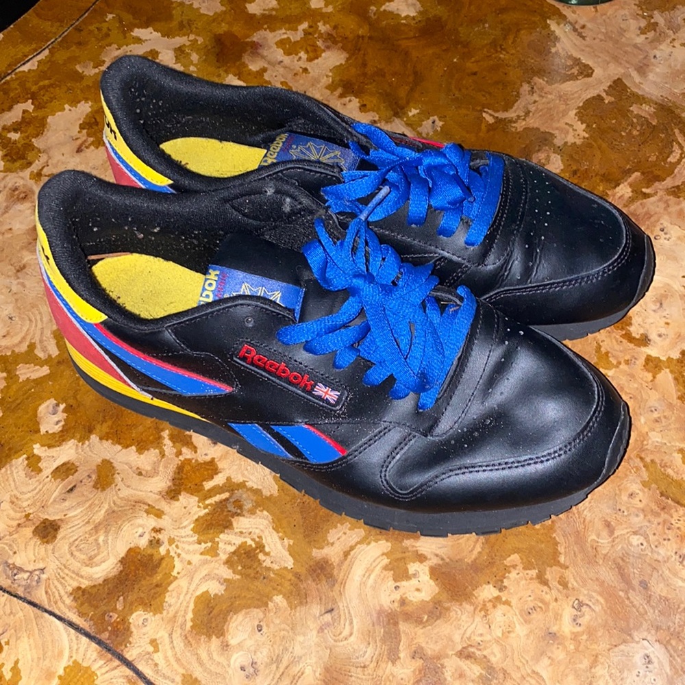 Reebok Classic Leather Core Black Vector Men's Sneakers